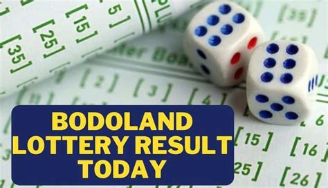 today bodo lottery result|Bodoland lottery result today Get to know the lottery results today .